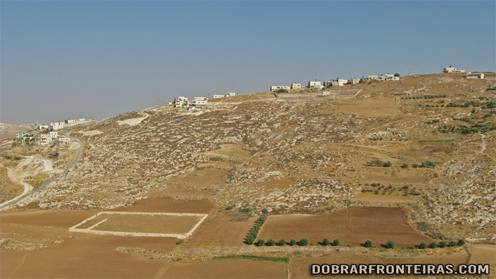 Paisagem palestiniana próximo de Beith Sahour