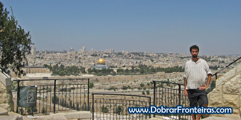Cidade de Jerusalém vista do Monte das Oliveiras