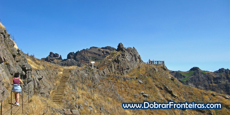 Ilha da Madeira - A Vereda do Areeiro num dia soalheiro