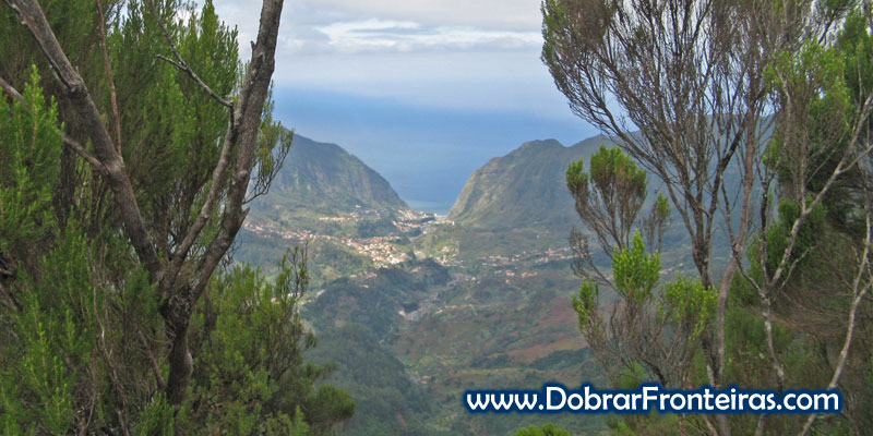 Vista para São Vicente, na ilha da Madeira
