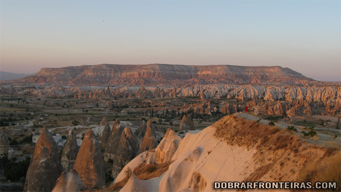 Paisagem de Goreme ao por do Sol