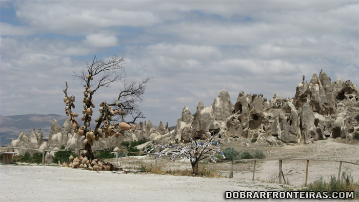 Paisagem do outro mundo na Capadócia, Turquia