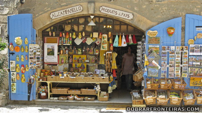 Montra de loja em Les Baux-de-Provence
