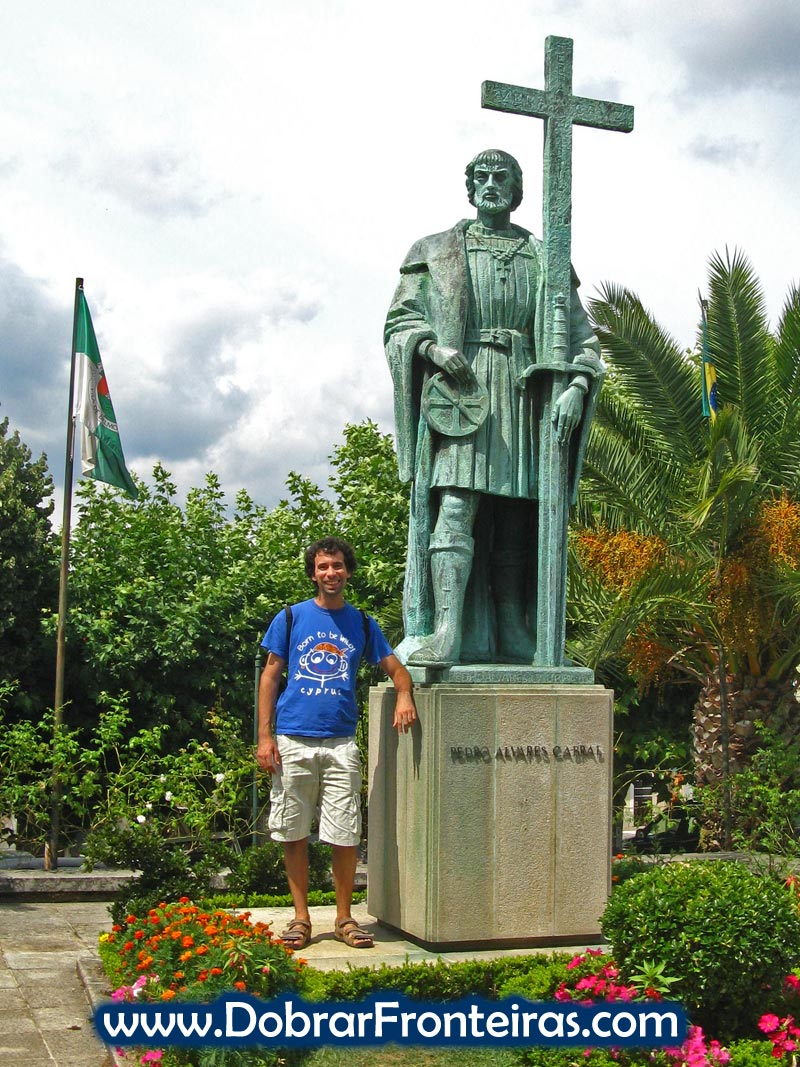 Estátua de Pedro Alvares Cabral na sua terra natal: Belmonte