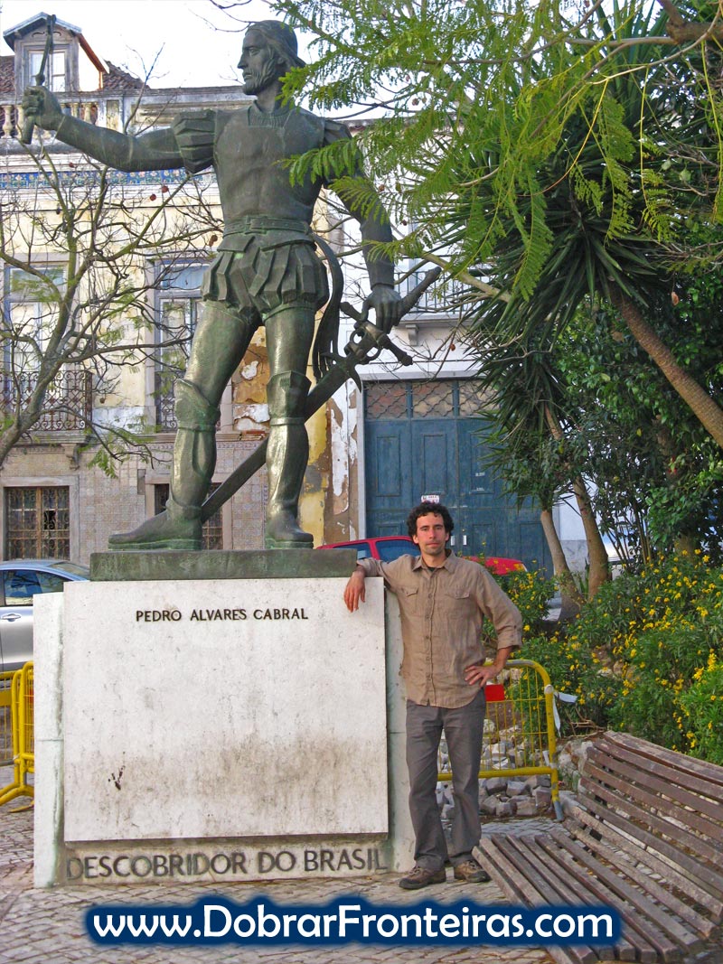 Monumento a Pedro Alvares Cabral em Santarém, Portugal