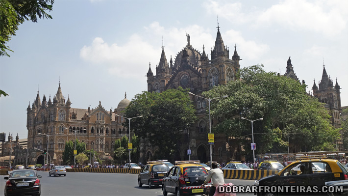 Estação Victória em Bombaim, Índia