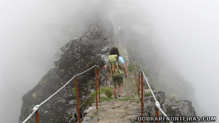 pico ruivo ao areeiro nevoeiro