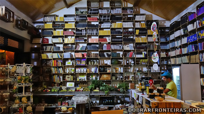 Livraria do Mercado Biológico em Óbidos