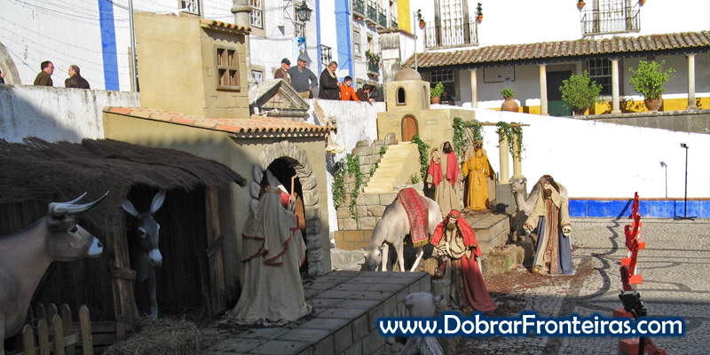 Presépio no Óbidos Vila Natal