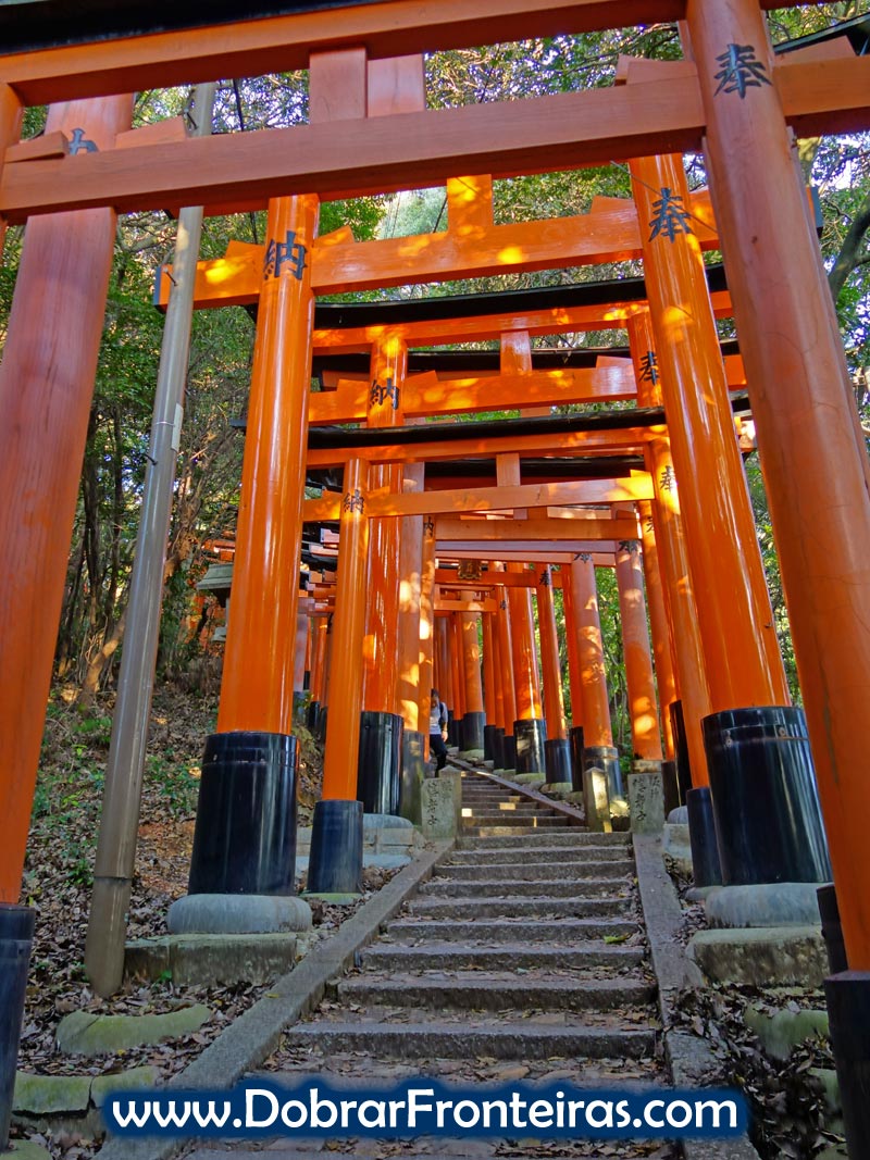Torii, aqui numa zona pouco movimentada da colina de Inari