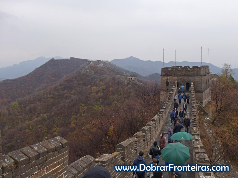 muralha da china Mutyaniu chuva