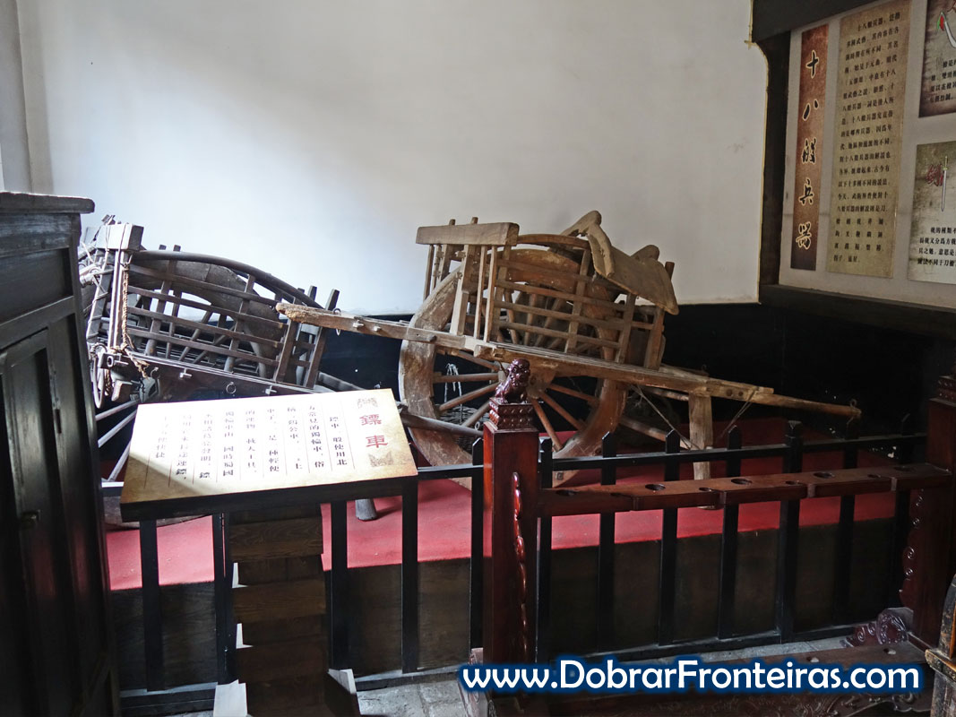 Carroça para transporte de valores na China antiga