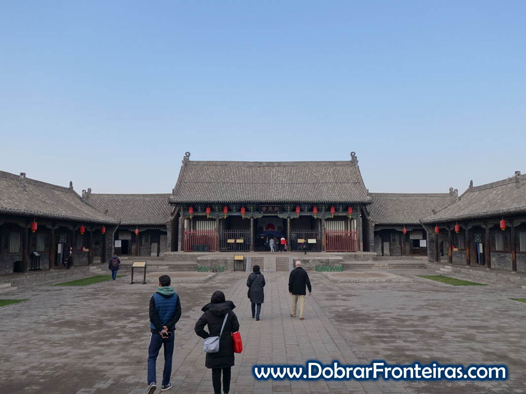 Pátio no palácio do governador de Pingyao