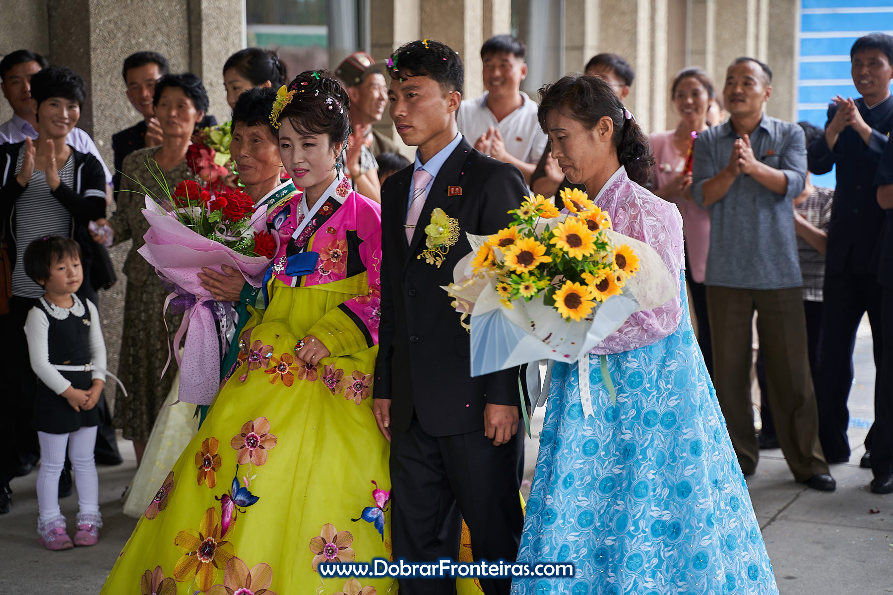 Noivos na Coreia do Norte
