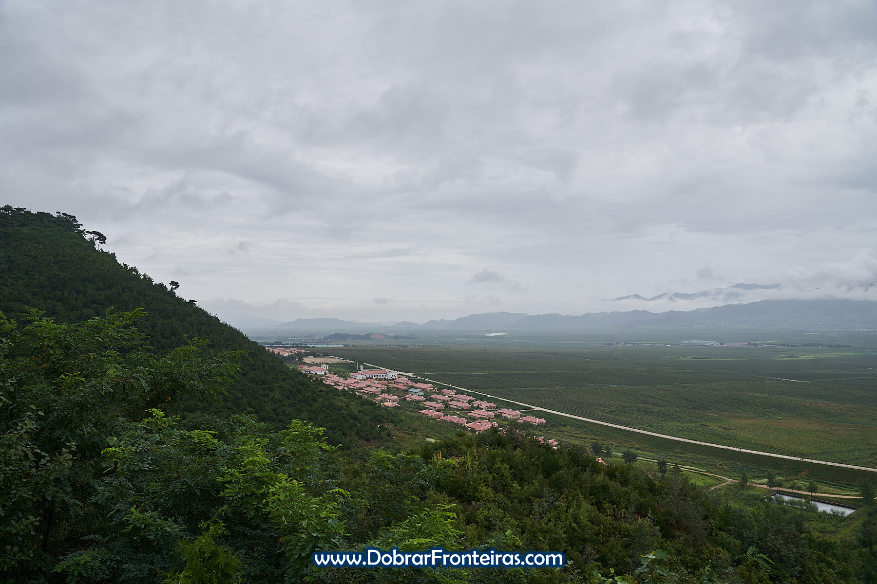 Miradouro para os pomares de Kosan
