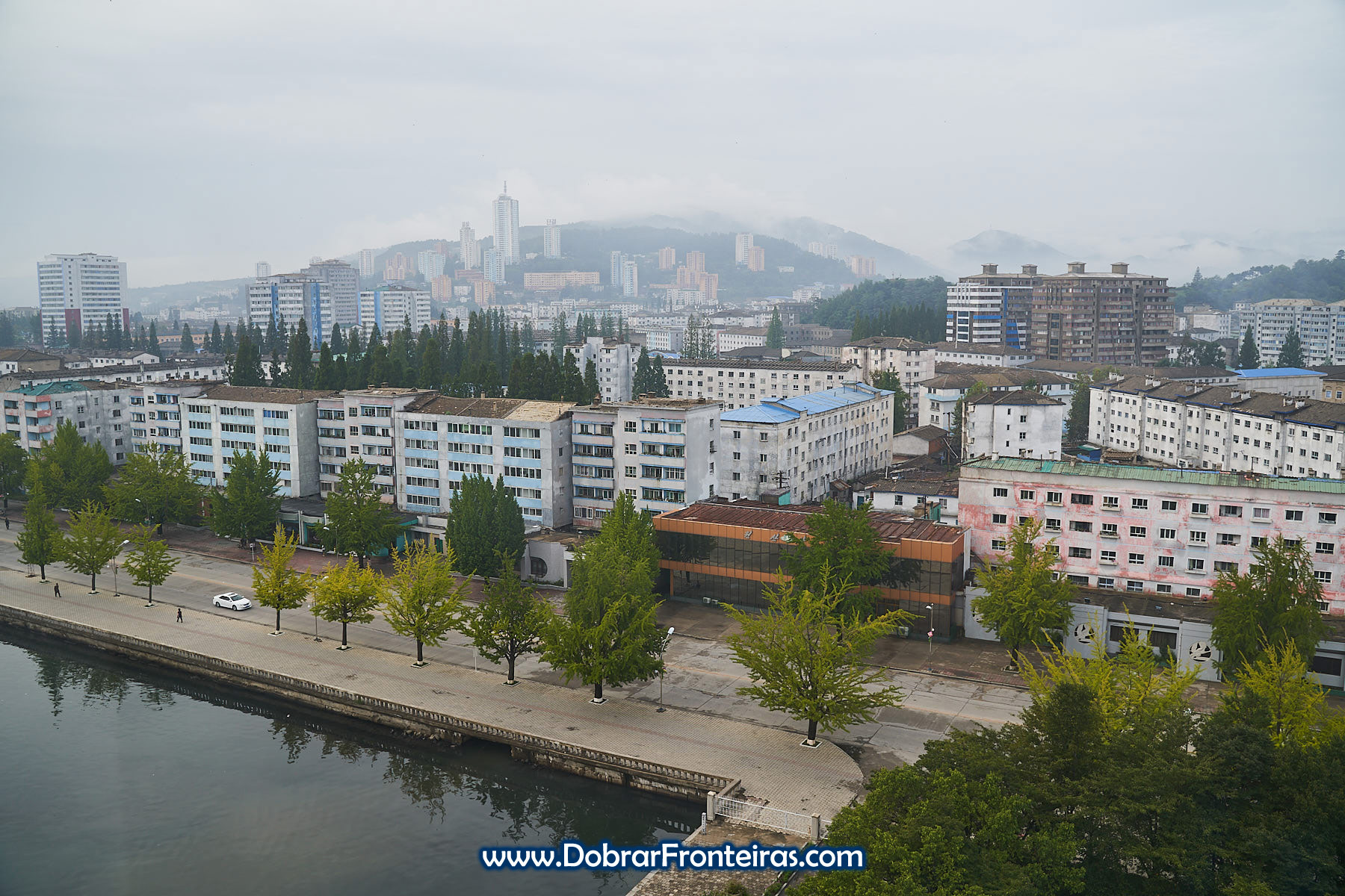 vista panorâmica da cidade de Wonsan