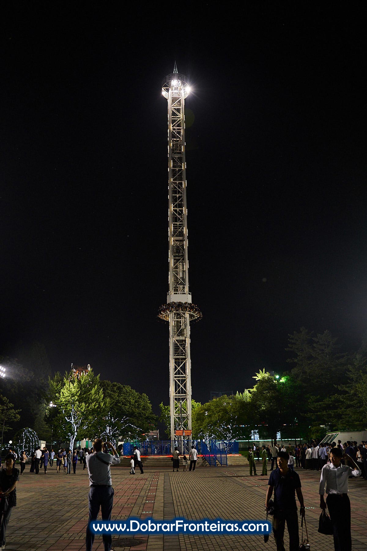 Parque de diversões em Pyongyang