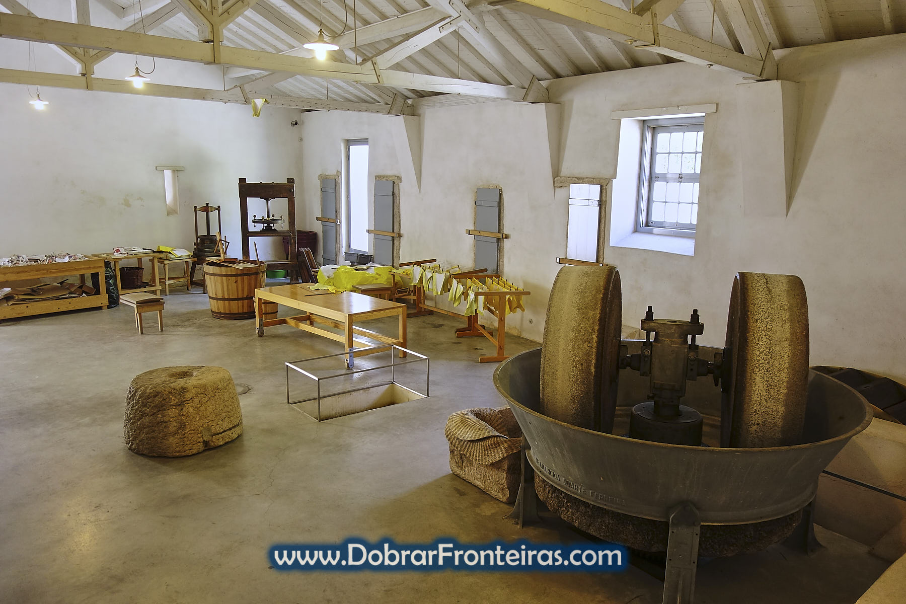 sala museu moinho do papel