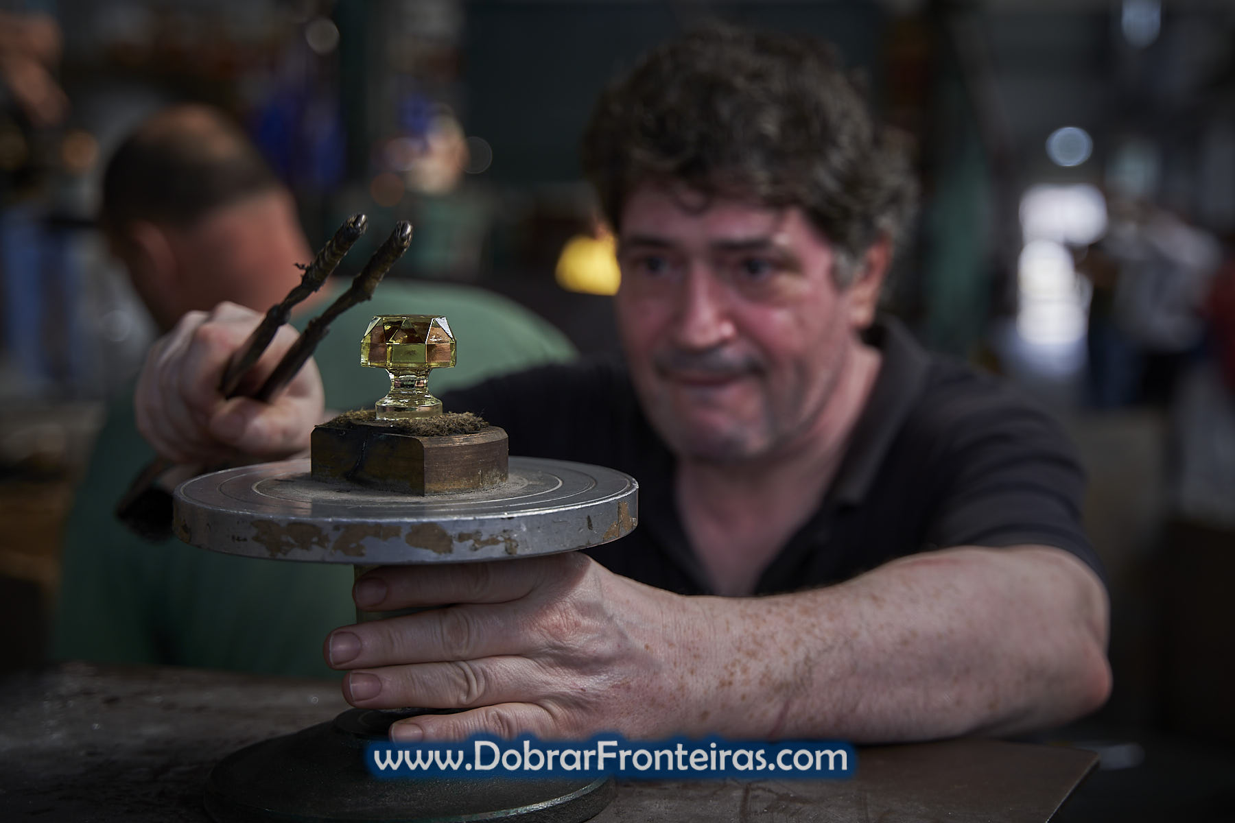 Trabalhador da industria do vidro 